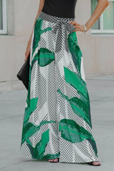 Pantalones anchos con lazo Vacation Cove Plam